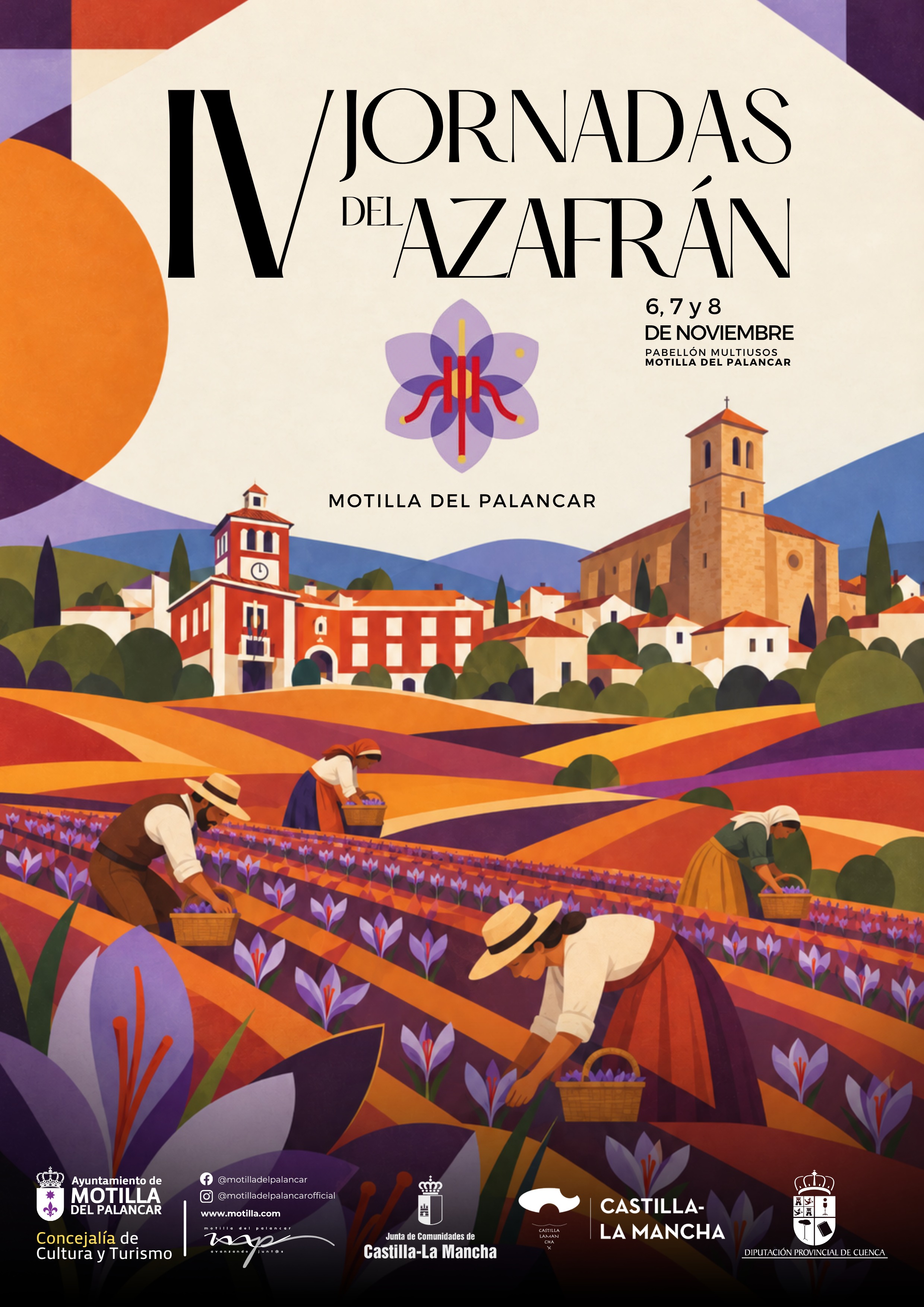 Cartel de las IV Jornadas del Azafrán 2026